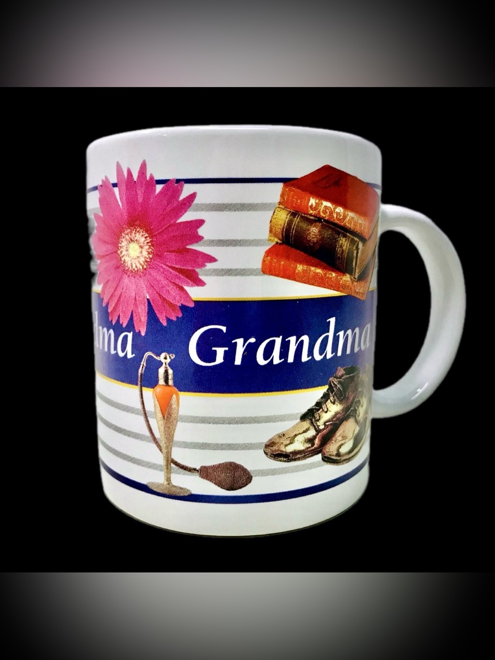 Grandma's Mug Vintage 1993 Ceramic Coffee Tea Mug 11 oz. By Fun Services New